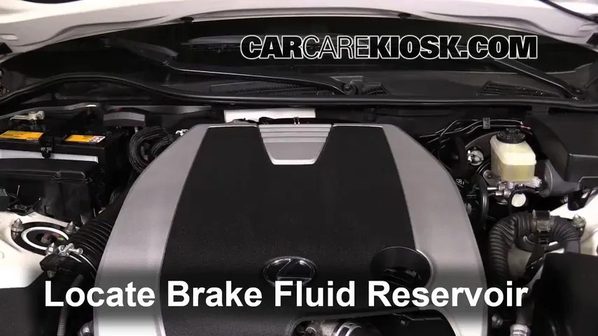 2013 Lexus GS350 3.5L V6 Brake Fluid Add Fluid